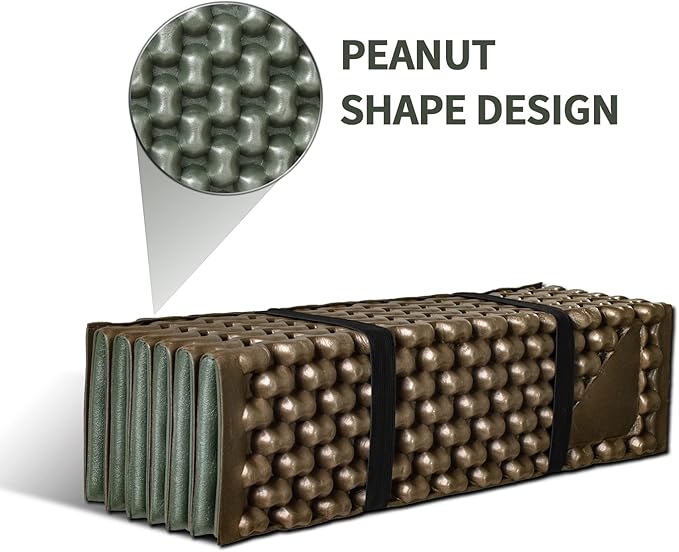 Foam Camping Pads for Hiking, Ultralight Closed Cell Mattress, Waterproof Soft Mat for Adults, Wide
