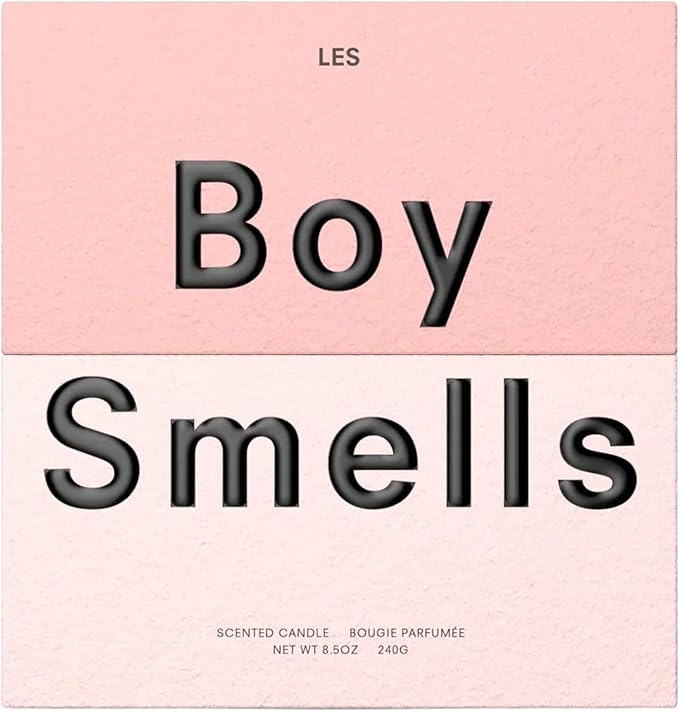 Boy Smells Les Scented Candle for Men and Women, Coconut, Beeswax, & Soy Candle Blend, Aromatherapy