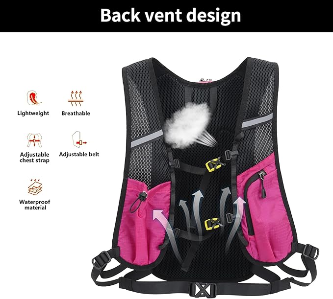 15L Small Hiking Backpack Lightweight Hydration Backpack for Men Women, Warterproof Hiking Daypack