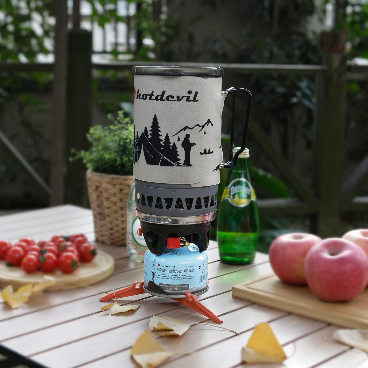 Hotdevil Camping Stove Fuel Butane Propane Blend Isobutane Fuel Canister Camping Fuel Gas Canister