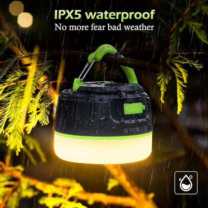 Sinvitron LED Camping Lantern Rechargeable with Remote Control - 1000LM 150H Runtime Tent Light
