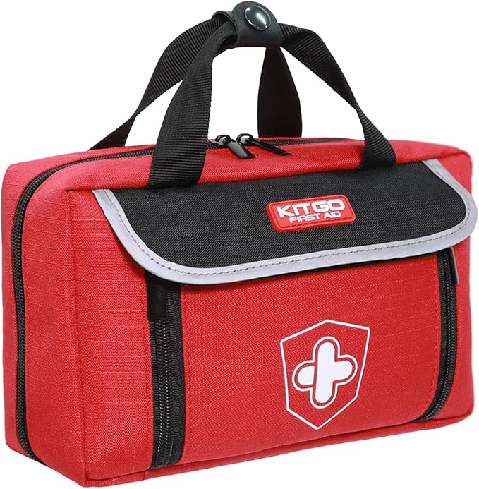 First Aid Kit - Waterproof Compact Small Emergency Medical Trauma Kit for Home, Travel, Camping