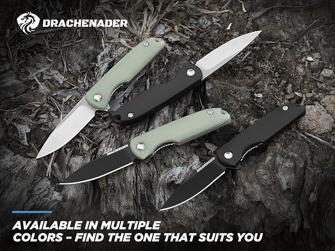 4-24/25" Mini Pocket Knife for Men and Women, Small Folding EDC Knife, 2.04" Silver Sharp Blade