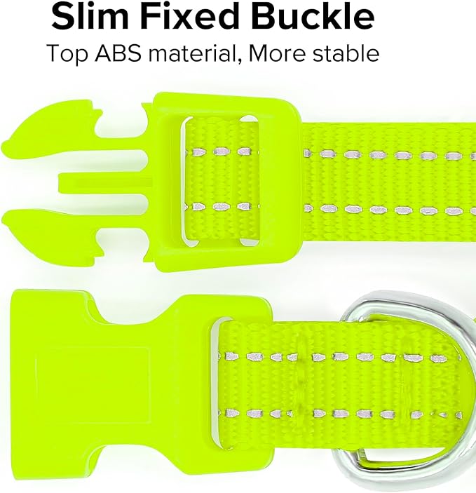 BSEEN Light Up Dog Collars - Glowing LED Dog Collar Rechargeable Puppy Collar for Small Dogs &