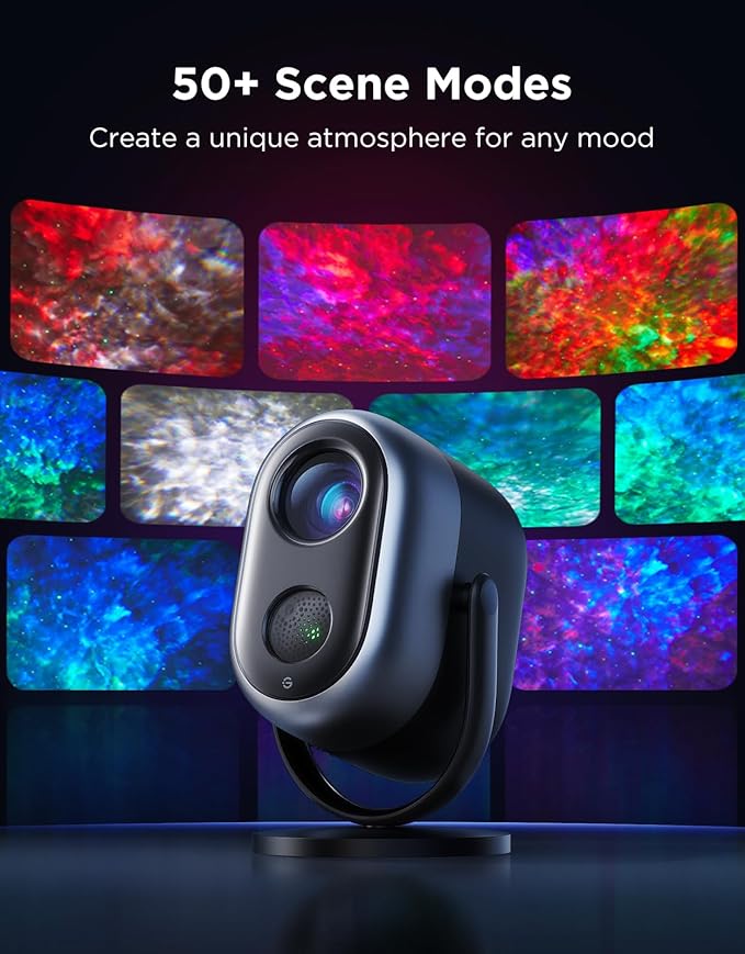 Govee Star Projector Lights, 7-Zone Colorful Nebula Effect, Work with Matter, 540ft² Coverage, LED