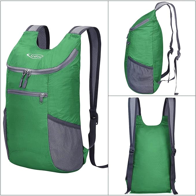 G4Free Lightweight Packable Hiking Backpack for Men Women Small Hiking Daypacks Foldable Shoulder