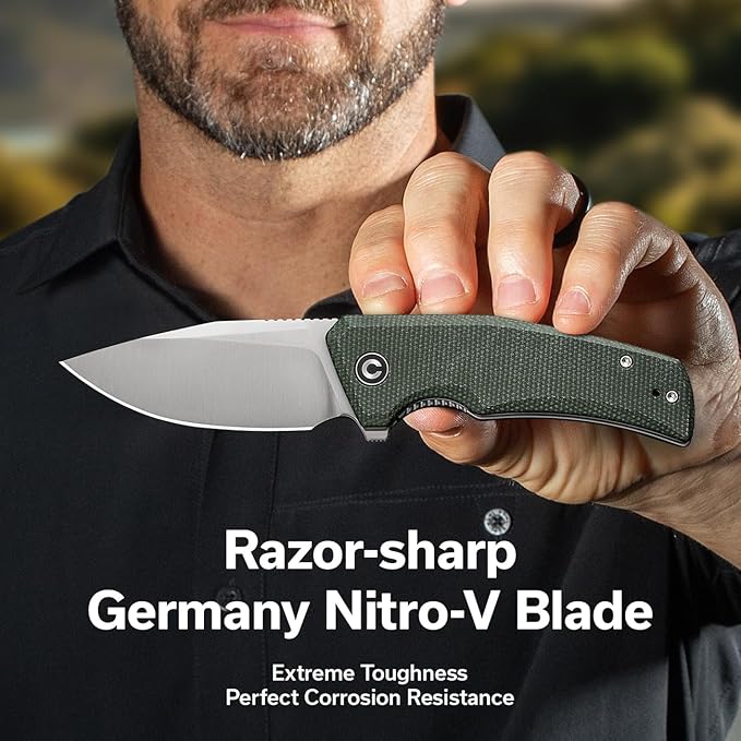 CIVIVI Pocket Knife for EDC, Regulatron Folding Knife for Men with Flipper Opener, Liner Lock