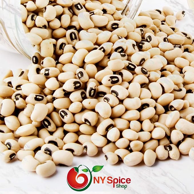 NY SPICE SHOP Black Eye Peas (Cowpeas) - 3 Pound Indian Whole Black Eyed Peas - Protein & Fiber