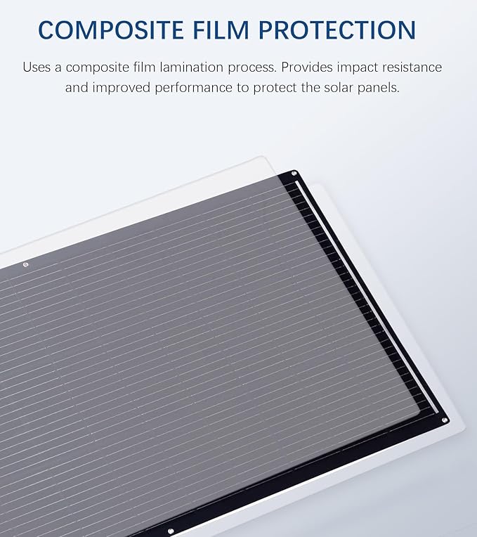 Flexible Solar Panel 100W 105W 12V Monocrystalline 250° Curvature Fiberglass High Efficiency