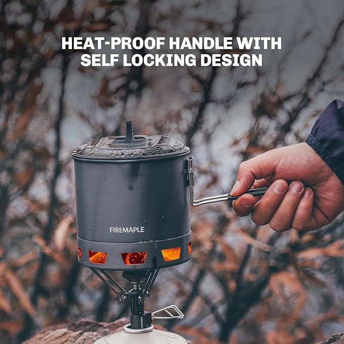 Fire-Maple Petrel Ultralight Pot- High Efficiency Aluminum Camping and Backpacking Pot with