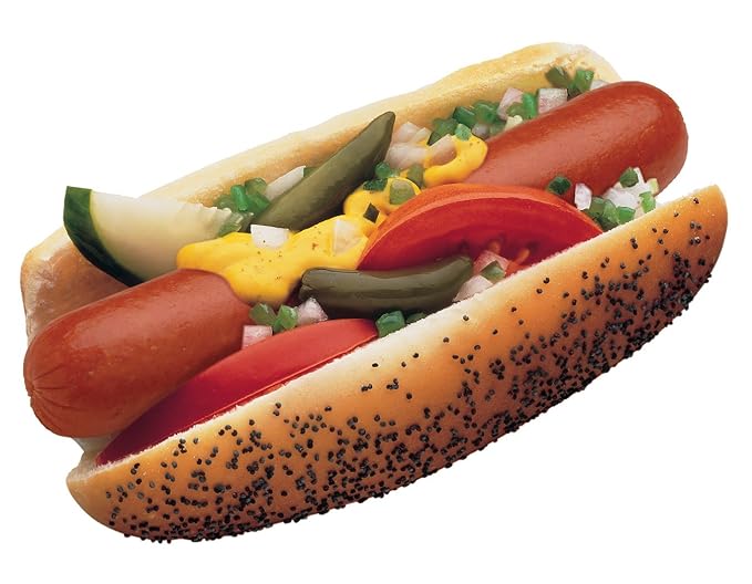 Vienna® Beef Regular Skinless Franks 6" 8:1 5 lbs. (Approximately 40 Franks)