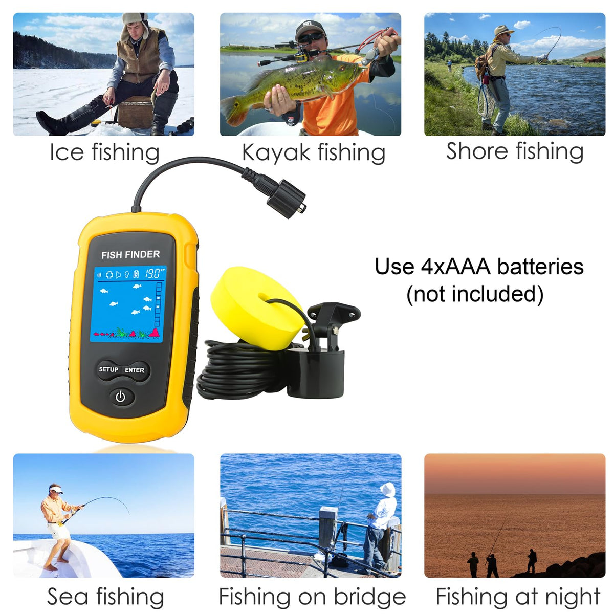Venterior Fish Finder - product view 2