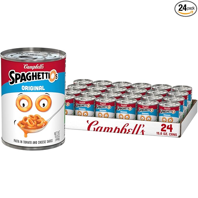 SpaghettiOs Original Canned Pasta, 15.8 oz Can (Pack of 24)