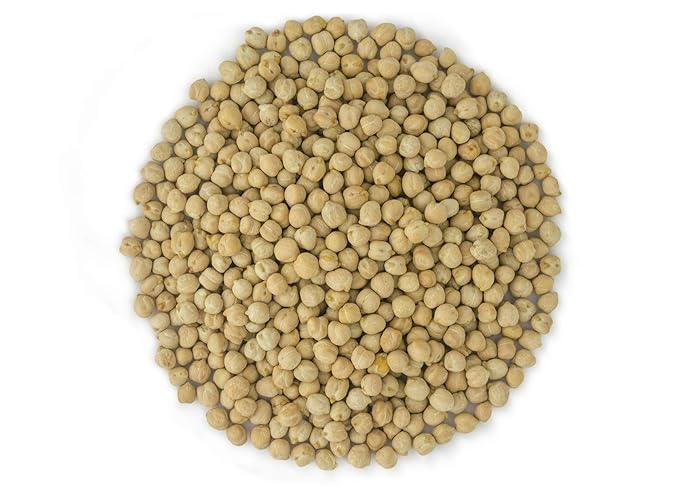 Organic Garbanzo Beans (ChickPeas)-Raw/Non-GMO/Kosher Sproutable Low Sodium Bulk Vegan Dietary