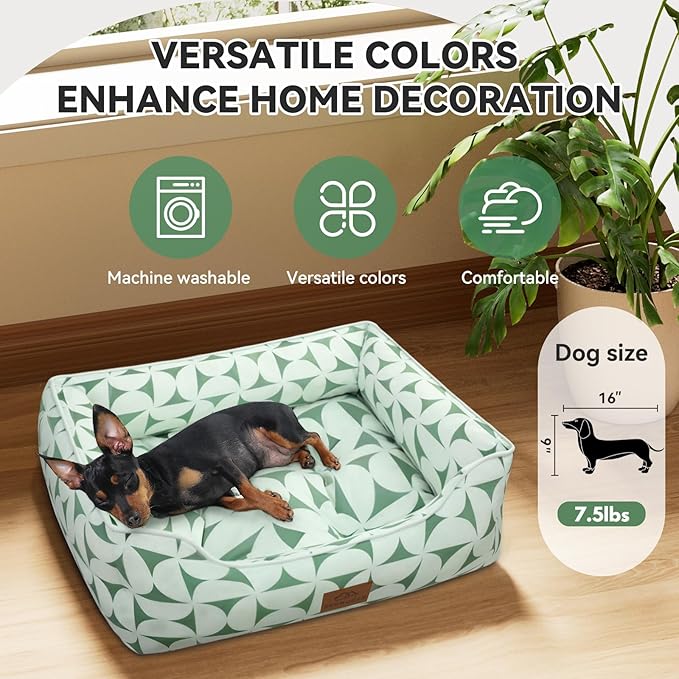 Rectangle Cat Dog Bed for Large Medium Small Pets Indoor Outdoor Machine Washable Sleeping Sofa