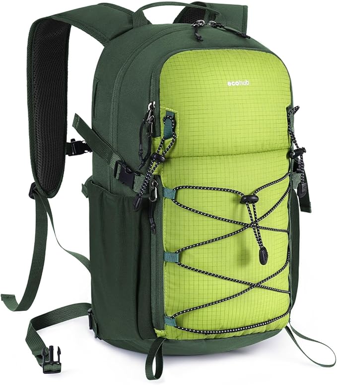 ECOHUB Small Hiking Backpack for Men Women, 20L Lightweight Travel Backpacks Water Resistant