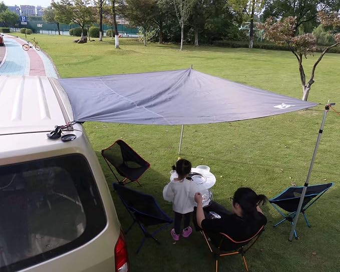 Hikeman Tent Footprint - Waterproof Camping Tarp, Heavy Duty Tent Floor Saver, Ultralight Ground