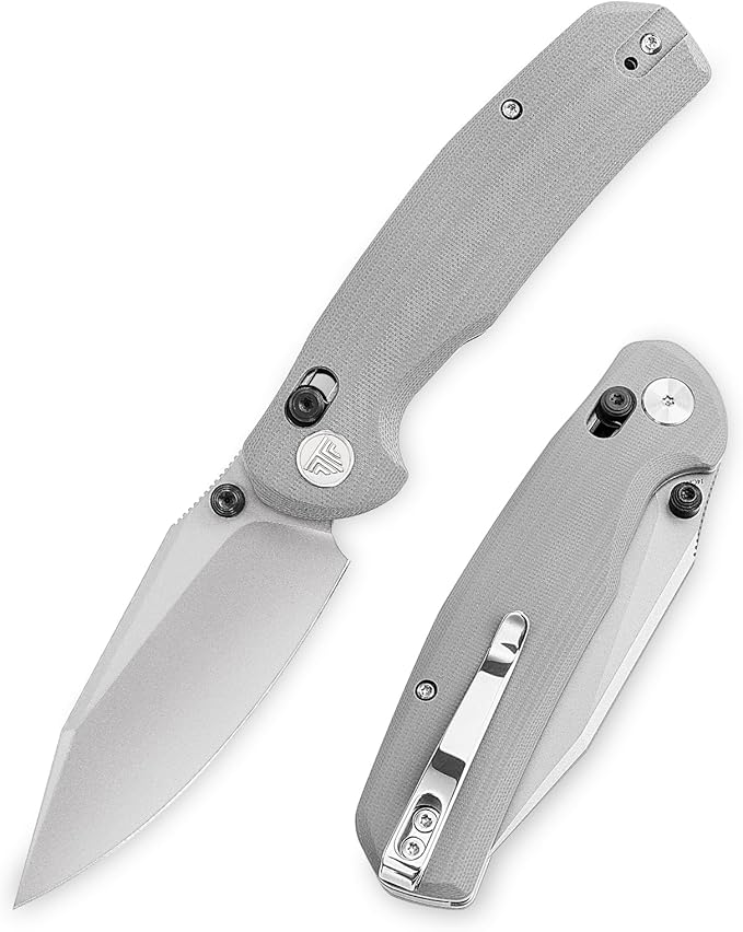 Axis Knives, EDC Folding Knife for Men, Pocket Knife with Clipï¼?.34??14C28N Steel,Thumb Stud