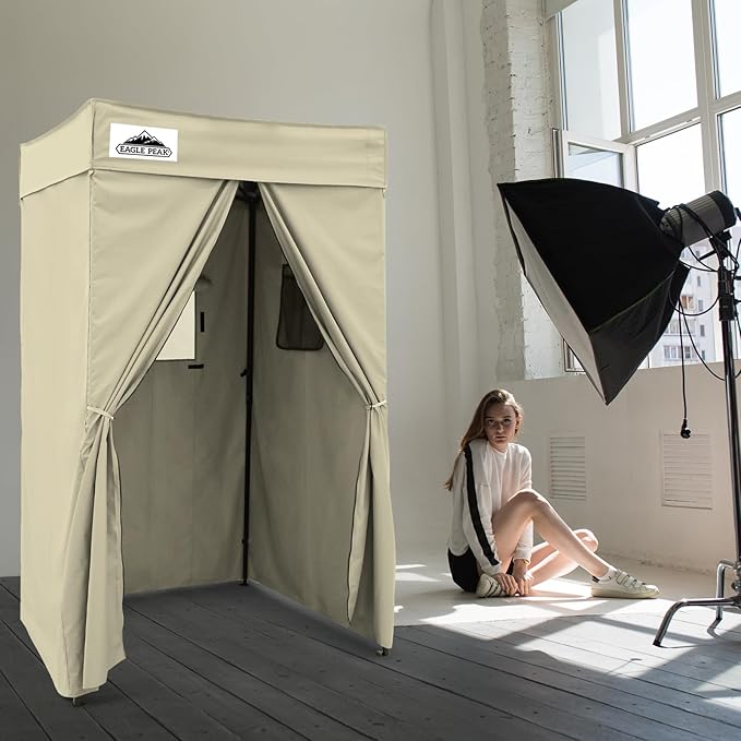 EAGLE PEAK Flex Compact 4x4 Pop-up Canopy Changing Room, Portable Privacy Dressing Room for Indoor