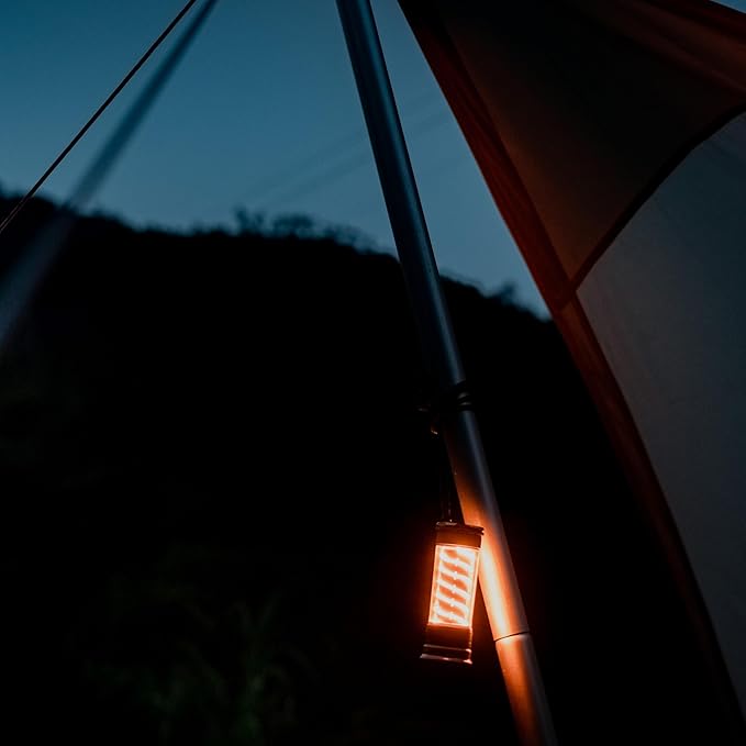 Barebones Edison Light Stick ??Brass, USB Rechargeable LED Lantern and Flashlight with 7 Modes, 40+