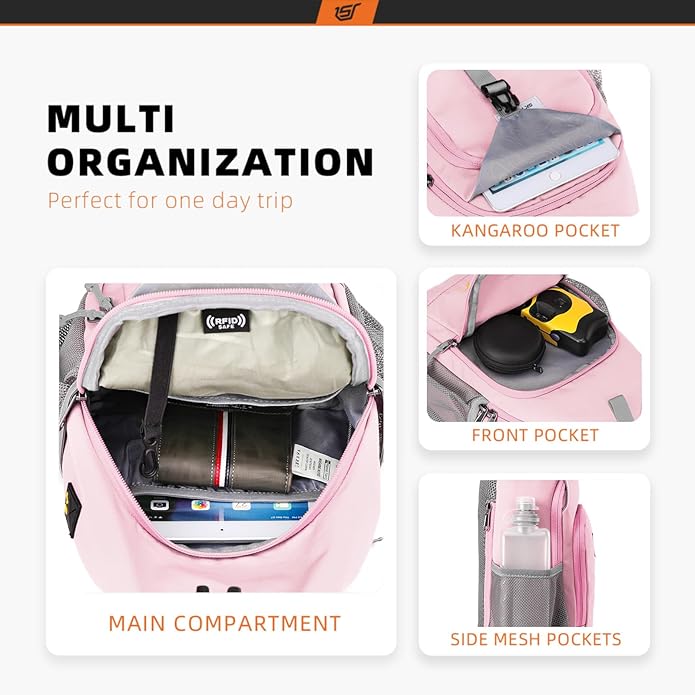 SKYSPER Sling Bag RFID Crossbody Sling Backpack Cross Body Shoulder Bag Travel Hiking Daypack for