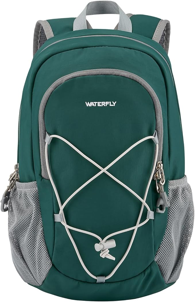 WATERFLY 12L Small Hiking Backpack: Day Pack Lightweight Travel Bag Camping Fitness Cycling Outdoor
