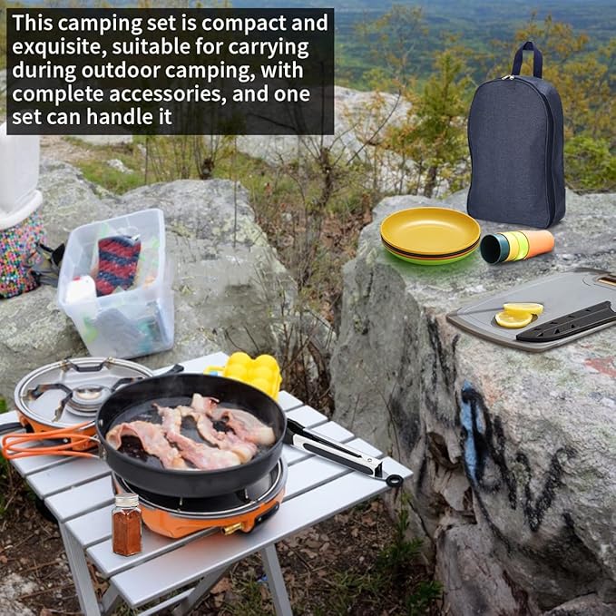 Berglander Camping Essentials, Camping Cooking Utensils Set, Camping Accessories Gear Must Haves