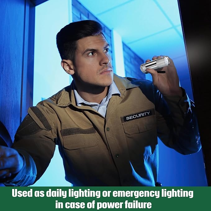 VIHOSE 32 Pcs Mini Flashlights Bulk, Bright Aluminum Handheld Flash Light with Lanyard Small LED