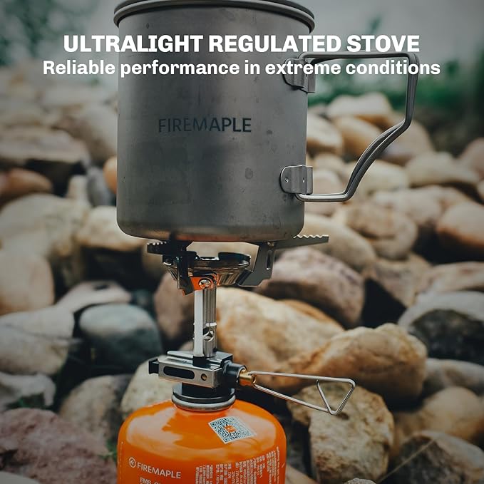 Fire-Maple Greenpeak 2 Backpacking & Camping Stove with Micro Regulated Valve - Ultralight