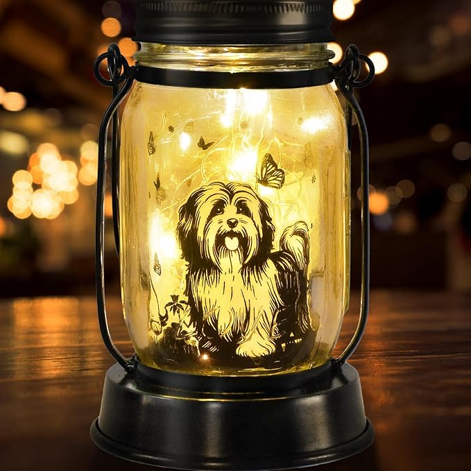 kyoryuger Shih Tzu Gifts for Women/Men Shih Tzu Solar Lanterns Dog Mom Birthday Dog Lovers Lantern