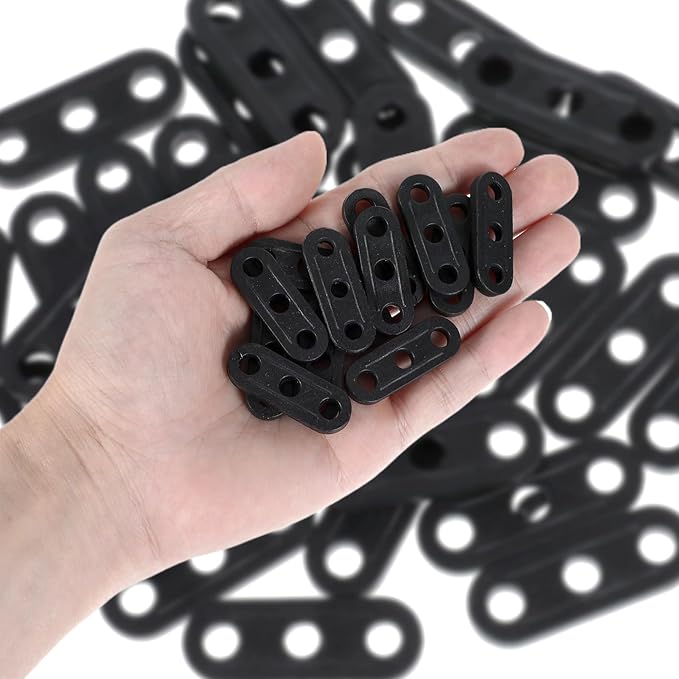 Rope Tightener, 30 PCS Tent Rope Tensioners Plastic Cord Tensioners Tent Wind Ropes Buckle