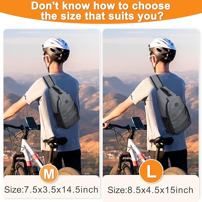 Crossbody Bags for Women Men Trendy Sling Bag Bakpack Casual Chest Bag with Convertible Shoulder
