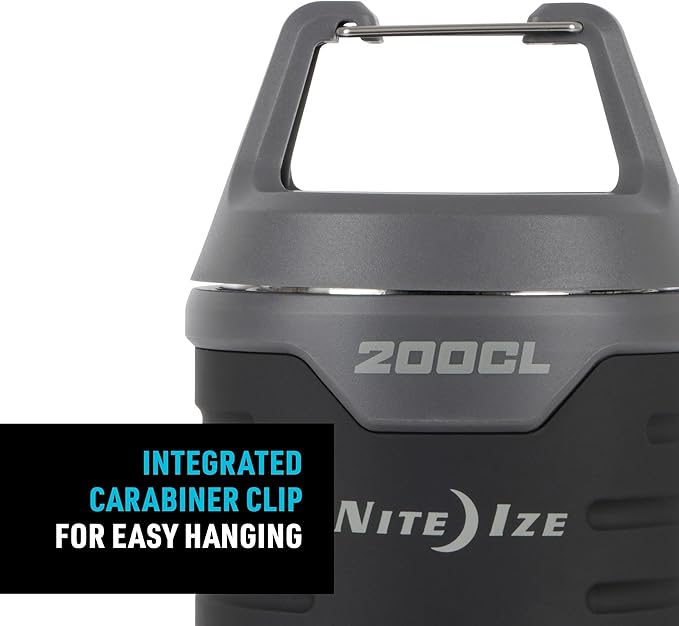 Nite Ize Radiant 200 Collapsible LED Lantern and Flashlight - 200 Lumen Convertible LED Lantern to