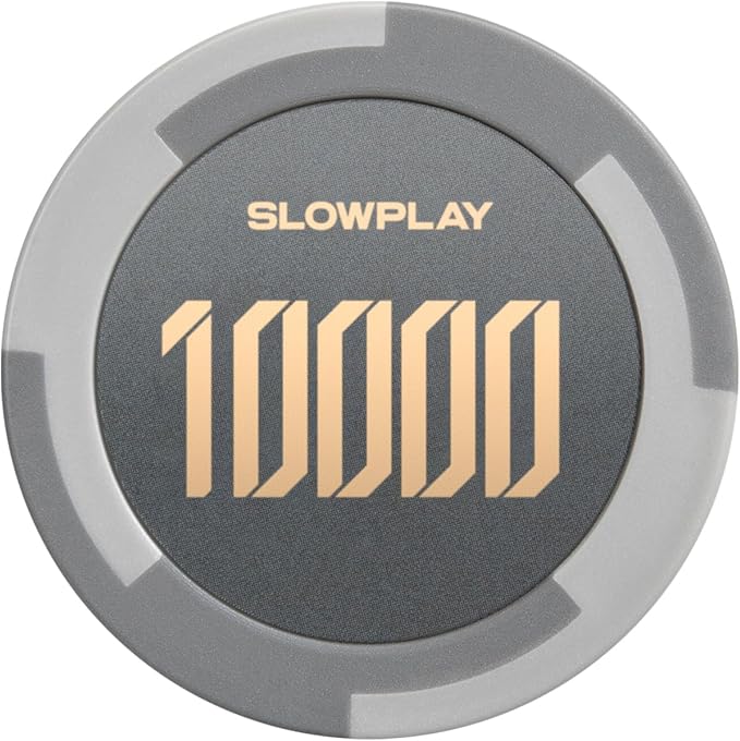SLOWPLAY Godel Clay Poker Chips, 14 Grams Heavyweight Clay Composite, 40mm Large Chips in Bulk