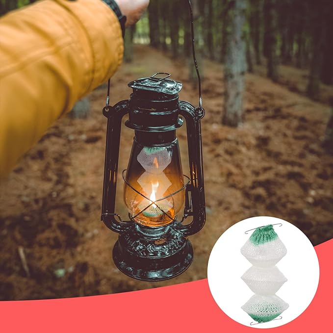 6 Pcs 3-Layer Propane Lantern Mantles Insta-Clip 2#95 Mantles Lantern Mantles Gas Lantern Mantles