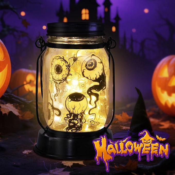 Halloween Decorations Halloween Decor Eyeballs Solar Lanterns Eyeball Decorations Outdoor Lights