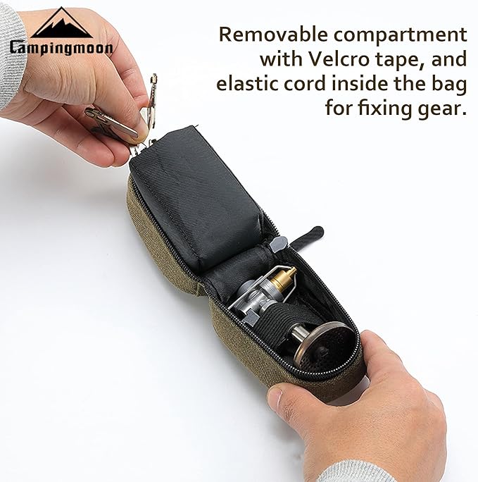 Pocket Stove Bag Storage Case for Micro Regulator Stove Sturdy Canvas XD-2F-B
