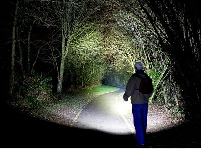 EcoGear FX LED Flashlight - Mini Camping Flashlight with High Lumens, 5 Light Modes, Zoomable Beam