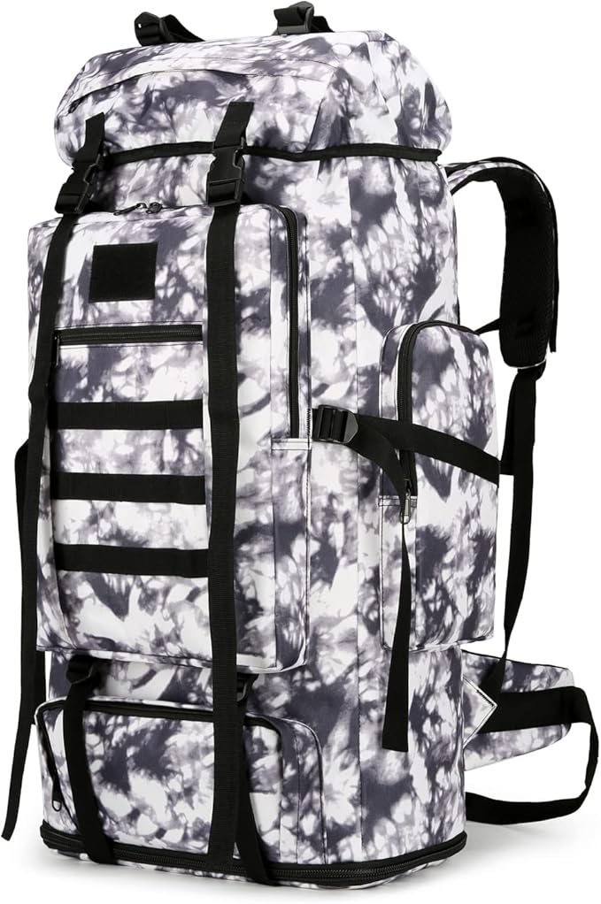 Hiking Backpack for Men 70L/100L Camping Backpack Military Rucksack Molle 3 Days Assault Pack for
