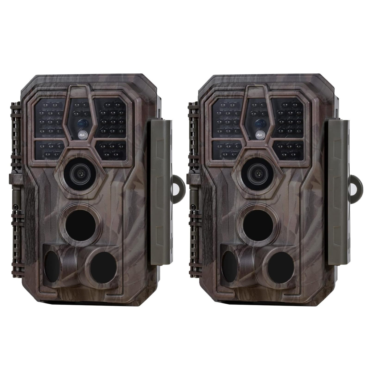 GardePro E5S 2-Pack Trail Camera (Non-Cellular, Non-WiFi), 64MP Photo & 1296P HD Video, 0.1s