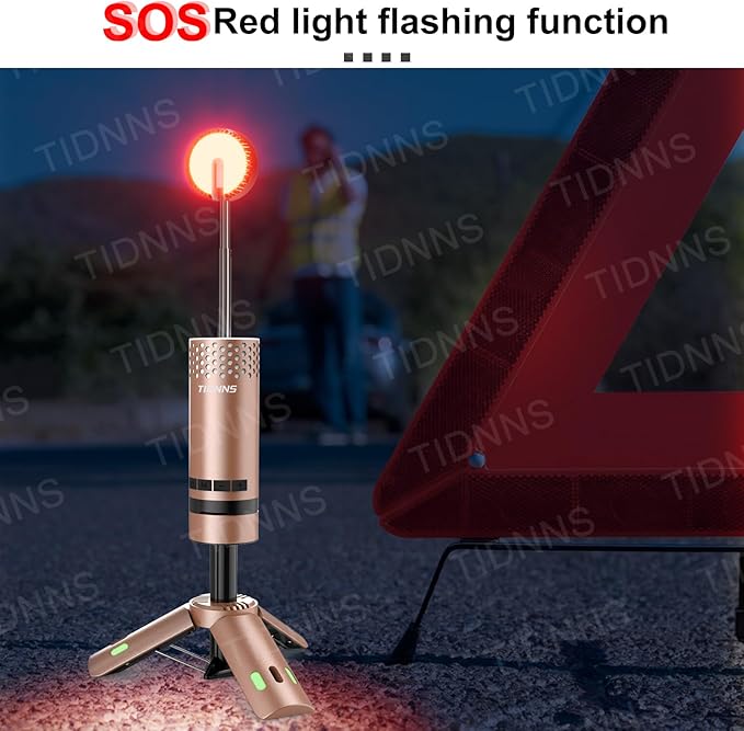 Camping Lights Rechargeable, Detachable Camping Lantern with Stand, Telescopic Waterproof Camp