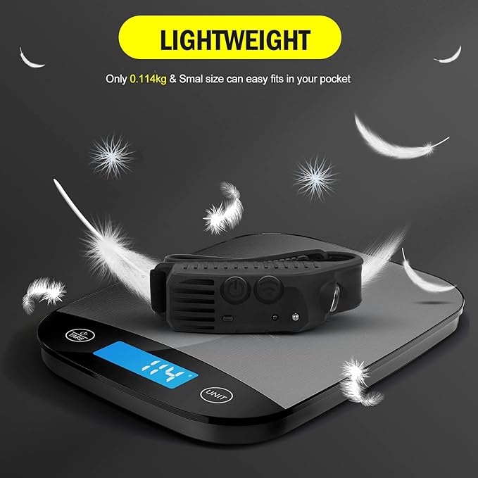 AURUZA 2PCS Headlamp Flashlight, Rechargeable LED Headlamps 2 COB 230°Wide Beam Headlight with