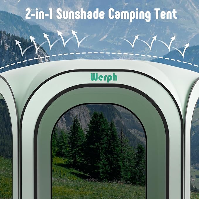 Screen Tent Pop-Up, Portable Tent Canopy with Mesh Mosquito Net, Screen House Room Canopy Shade
