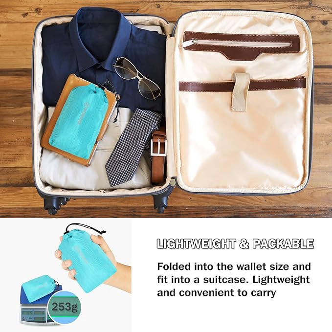 ZOMAKE Ultra Lightweight Packable Backpack 18L, Small Foldable Hiking Backpacks Water Resistant