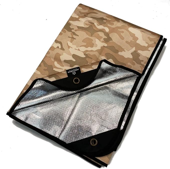 Arcturus Insulated Tarp, Reusable Heavy Duty Thermal Survival Blanket ??60x82in, Reflects 90% Body