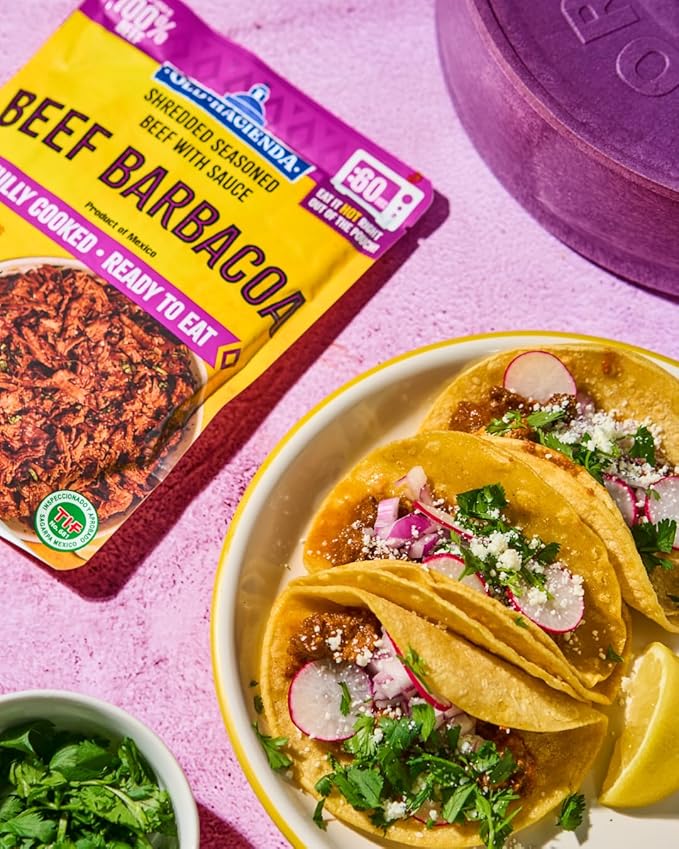 Old Hacienda 5-Pack Variety | Beef Barbacoa, Beef Birria, Pork al Pastor, BBQ Flavored Chicken &