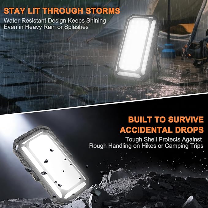 Camping Lantern LED Rechargeable - up to 120+ Hours, 10000mAh Portable Camping Lights with Redlight
