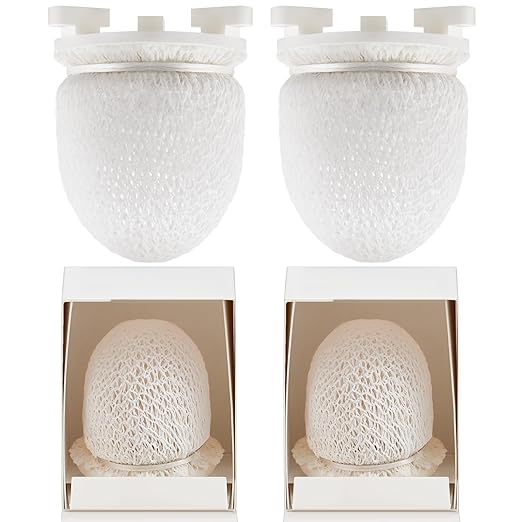 4 Pack Gas Mantles for Outdoor Gas Lamps Preformed Gaslight Mantles for Lamp Post, White