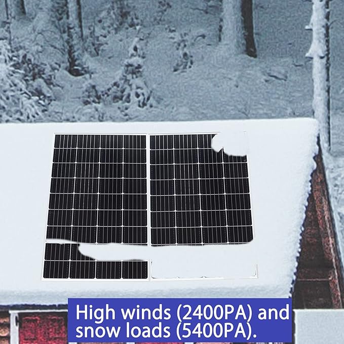 900 Watt 24Volt Solar Panel Kit 6X150W Monocrystalline Module 50A Charge Controller for RV, Boats