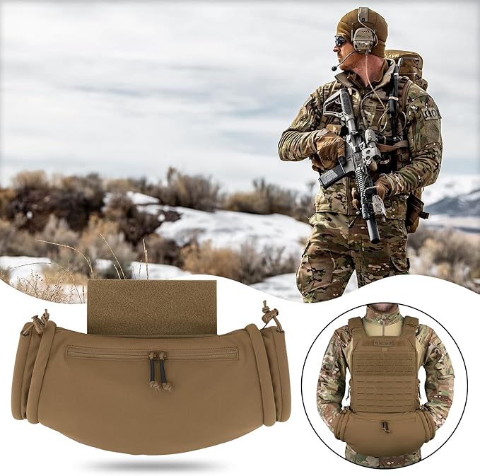 PETAC GEAR Tactical Hand Warmer,Portable Drop Hanger Waist Handwarmer Pouch for Hunting Golf